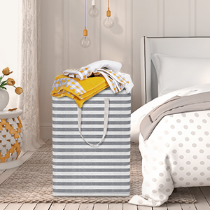 Laundry Hampers, Organizing Basket, Bin Storage Organizer For Toy Collection, Canvas Storage Basket 18