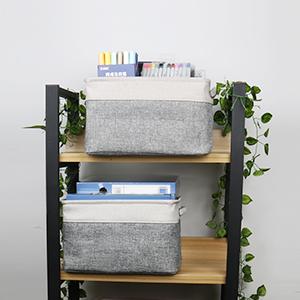 Laundry Hampers, Organizing Basket, Bin Storage Organizer For Toy Collection, Canvas Storage Basket 21