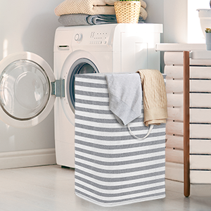 Laundry Hampers, Organizing Basket, Bin Storage Organizer For Toy Collection, Canvas Storage Basket 19