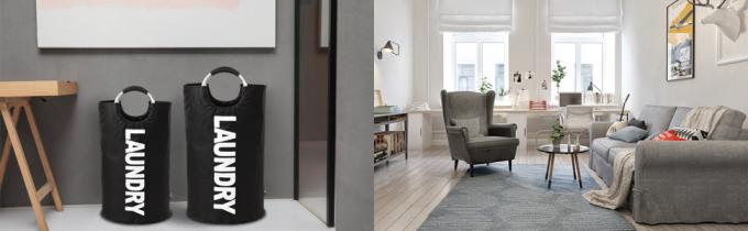 Washing Hamper Best Dirty Laundry Basket Laundry Cart With Handle, Collapsible Laundry Basket Easy Storage 7