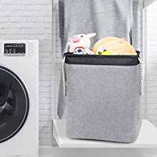 Storage Cube, Stackable Laundry Baskets Corner Basket, Large Storage Baskets Organizer For Clothes Toys 6