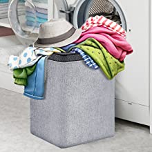 Storage Cube, Stackable Laundry Baskets Corner Basket, Large Storage Baskets Organizer For Clothes Toys 4