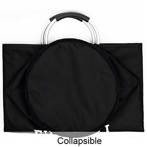 Laundry Baskets with Easy Carry Handles, Hamper, Folding Washing Bins, Family Laundry Room Bathroom 4