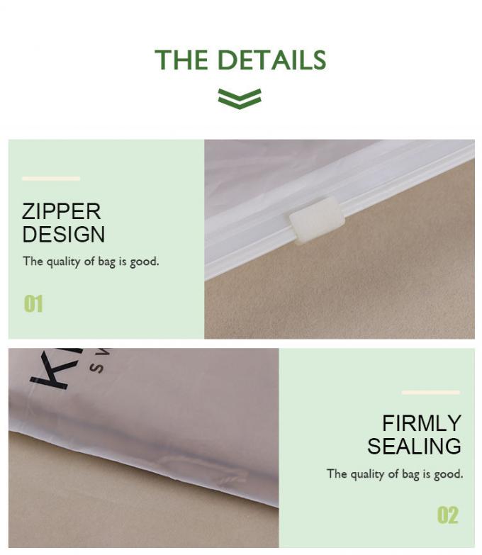 Eco-Friendly Ziplock Bag, Slider Bag Slider Lock bag, garment bag, Zipper Bag, Zip Seal Bag, Cornstarch Bag, PLA BAG, Apparel Bags, Compostable, Biodegradable, Slider Reusable Bags 3
