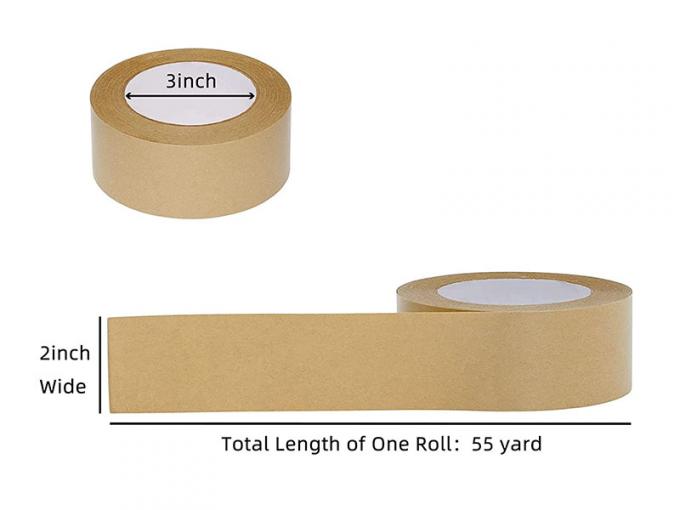 Kraft Paper Tape Self Adhesive, custom size, Brown Paper Tape, Biodegradable Brown Packing Tape,Paper Packing Tape With Strong Adhesive 0