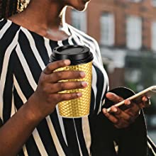 Metallic Party Rose Gold Cups, Lid Spoon, Rose Gold Party Decorations, Bridal Shower Decorations, Coffee Cups 4