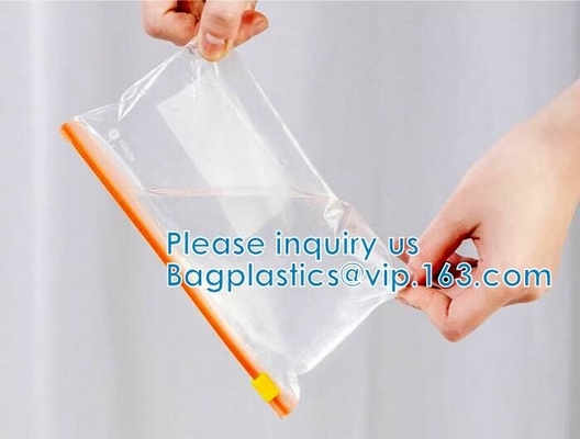 quality Moisture Resistance, Air Proof, Non-Poisonous, Reclosable, Single zip, Double zip, Dual zip, Wide Zipper factory